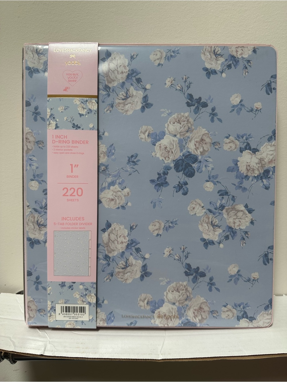 LoveShackFancy x Target - Yoobi Everblooming Rosettes 1" Binder and Dividers